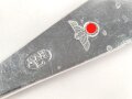 Gabel von der Wehrmacht aus Aluminium, Gesamtlänge ca. 21 cm