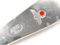Gabel von der Wehrmacht aus Aluminium, Gesamtlänge ca. 21 cm