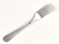 Gabel von der Wehrmacht aus Aluminium, datiert 1940, Gesamtlänge ca. 21 cm