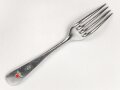 Gabel von der Wehrmacht aus Aluminium, Gesamtlänge ca. 21 cm