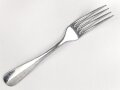 Gabel von der Wehrmacht aus Aluminium, datiert 1941, Gesamtlänge ca. 21 cm