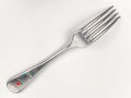 Gabel von der Wehrmacht aus Aluminium, datiert 1941, Gesamtlänge ca. 21 cm