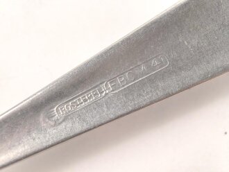 Gabel von der Wehrmacht aus Eisen, datiert 1941, Gesamtlänge ca. 21 cm