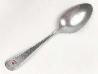 Löffel von der Wehrmacht aus Aluminium, datiert...
