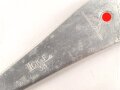 Löffel von der Wehrmacht aus Aluminium, datiert 1938, Gesamtlänge ca. 21 cm