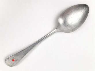 Löffel von der Wehrmacht aus Aluminium, datiert...