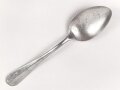 Löffel von der Wehrmacht aus Aluminium, datiert 1939, Gesamtlänge ca. 21 cm