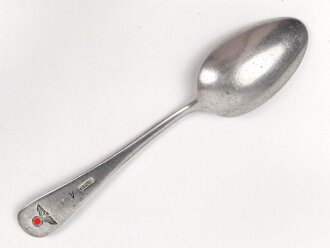 Löffel von der Wehrmacht aus Aluminium, datiert...