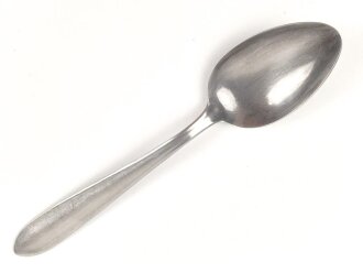 Löffel von der Wehrmacht aus Eisen, datiert 1941, Gesamtlänge ca. 21 cm