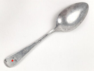Löffel von der Wehrmacht aus Aluminium, datiert...