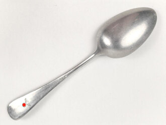 Löffel von der Wehrmacht aus Aluminium, datiert...