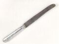Messer von der Wehrmacht aus Aluminium, datiert 1940, Gesamtlänge ca. 24 cm