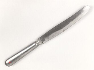 Messer von der Wehrmacht aus Aluminium, datiert 1939, Gesamtlänge ca. 24 cm