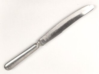 Messer von der Wehrmacht aus Aluminium, datiert 1939, Gesamtlänge ca. 24 cm