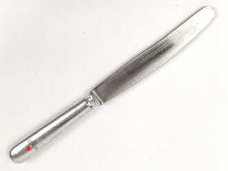 Messer von der Wehrmacht aus Aluminium, datiert 1940, Gesamtlänge ca. 24 cm
