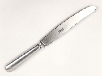 Messer von der Wehrmacht aus Aluminium, datiert 1940, Gesamtlänge ca. 24 cm