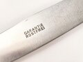 Messer von der Wehrmacht aus Aluminium, datiert 1940, Gesamtlänge ca. 24 cm