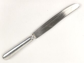 Messer von der Wehrmacht aus Aluminium, datiert 1940, Gesamtlänge ca. 24 cm