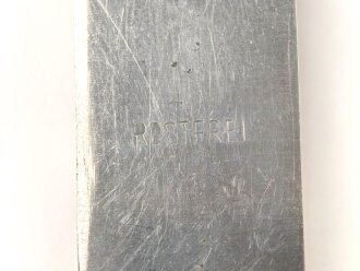 Messer von der Wehrmacht aus Aluminium, datiert 1942, Gesamtlänge ca. 24 cm