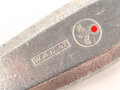 Messer von der Wehrmacht aus Aluminium, datiert 1942, Gesamtlänge ca. 24 cm
