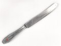 Messer von der Wehrmacht aus Aluminium, datiert 1942, Gesamtlänge ca. 24 cm