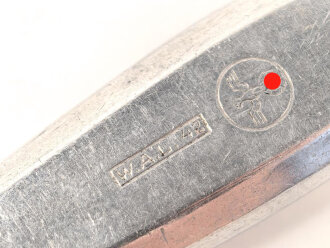 Messer von der Wehrmacht aus Aluminium, datiert 1942, Gesamtlänge ca. 24 cm