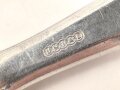 Messer von der Wehrmacht aus Aluminium, datiert 1942, Gesamtlänge ca. 24 cm