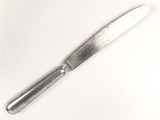 Messer von der Wehrmacht aus Aluminium, datiert 1943, Gesamtlänge ca. 24 cm