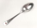 Teelöffel von der Wehrmacht aus Aluminium, datiert 1939, Gesamtlänge ca. 15 cm