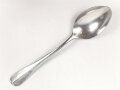 Teelöffel von der Wehrmacht aus Aluminium, datiert 1938, Gesamtlänge ca. 15 cm