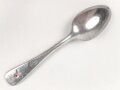 Teelöffel von der Wehrmacht aus Aluminium, Gesamtlänge ca. 15 cm