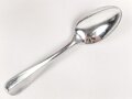 Teelöffel von der Wehrmacht aus Aluminium, Gesamtlänge ca. 15 cm