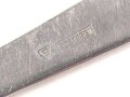 Löffel für Modell des Amtes Schönheit der Arbeit, Hakenkreuz im Zahnrad, Edelstahl magnetisch, Gesamtlänge ca. 22 cm