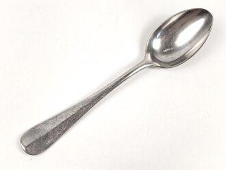 Teelöffel Reichsarbeitsdienst,  datiert 1938, Aluminium, Gesamtlänge ca. 14 cm