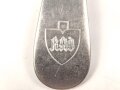 Teelöffel Reichsarbeitsdienst,  datiert 1938, Aluminium, Gesamtlänge ca. 14 cm