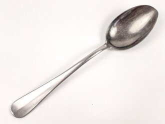 Löffel von der Kriegsmarine, datiert 1941, Metall, Gesamtlänge ca. 22 cm