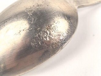 Löffel von der Kriegsmarine, Metall, Gesamtlänge ca. 22 cm