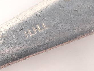 Löffel von der Kriegsmarine, Aluminium, Gesamtlänge ca. 22 cm