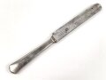 Messer von der Kriegsmarine, Metall, Gesamtlänge ca. 26 cm