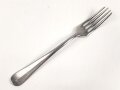 Gabel von der Kriegsmarine, datiert 1941, Metall, Gesamtlänge ca. 21 cm