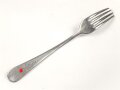 Gabel von der Kriegsmarine, datiert 1941, Metall, Gesamtlänge ca. 21 cm