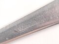Gabel von der Kriegsmarine, datiert 1941, Metall, Gesamtlänge ca. 21 cm