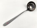 Suppenkelle vom SS Lazarett München-Dachau aus Eisen, Gesamtlänge ca. 33 cm