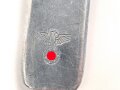 Löffel aus Metall für das 4 teilige Besteck der Wehrmacht datiert 1943, Gesamtlänge ca. 20 cm