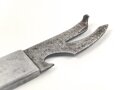 Dosenöffner aus Metall / Aluminium für ein Einschubbesteck der Wehrmacht datiert 1943, Gesamtlänge ca. 20 cm
