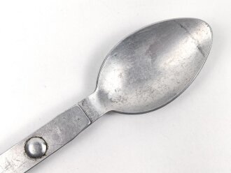 Gabel / Löffel Kombi Wehrmacht. Aluminium, datiert 1937