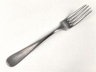 Gabel von der Waffen SS aus Metall, Gesamtlänge ca. 21 cm