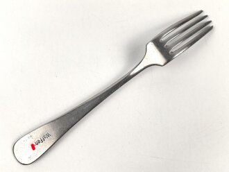 Gabel von der Waffen SS aus Metall, Gesamtlänge ca. 21 cm