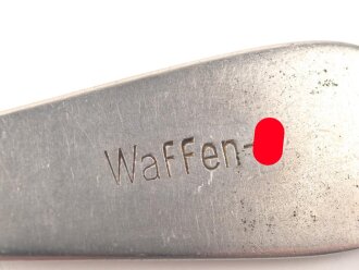 Gabel von der Waffen SS aus Metall, Gesamtlänge ca. 21 cm