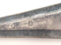 Gabel mit  Stempel " SS Reich " aus versilberttem Buntmetall   ,Gesamtlänge ca. 22 cm